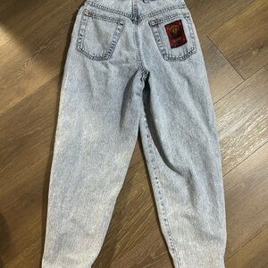 Jou Jou Vintage High-Waisted Light Wash Jeans